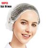 100 Pcs Disposable Non Woven Bouffant Caps Breathable Anti Hair Shedding For Restaurants Cafes Kitchens Food Service Workplaces
