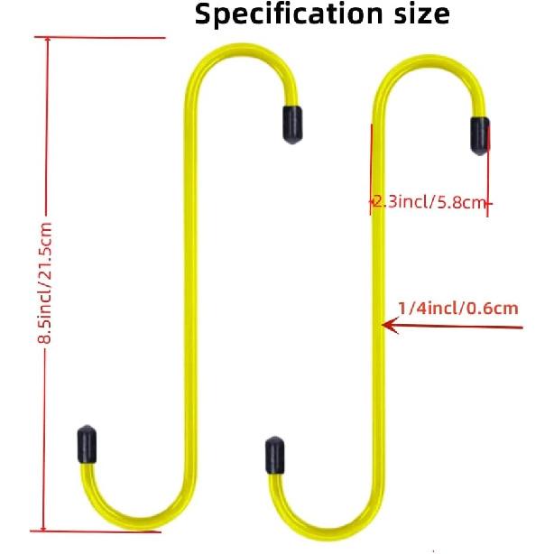 Brake Caliper Hangers, Brake Caliper Hooks With Rubber Tips, Automotive Tools For Mechanics For Brake Axle And Suspesion System Work - 2 Pack