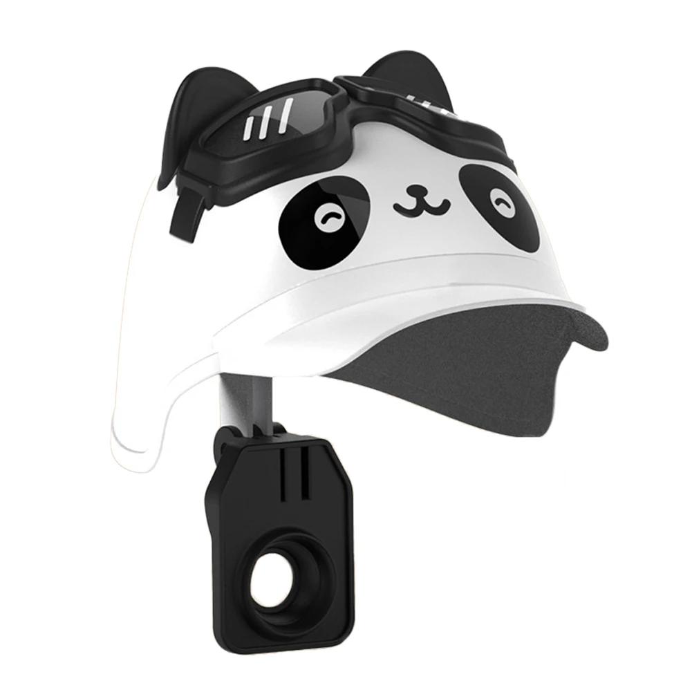 

Мультяшный маленький шлем для мотоциклиста, держатель для мобильного телефона и держатель для мобильного телефона для электровелосипеда, водонепроницаемый солнцезащитный козырек