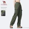 CAMEL Unisex Fleece-lined Water-Repellent Straight-Leg Outdoor Work Pants J35CA6L6027