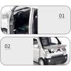 Modele de vehicule la scară 1/32 pentru litera inițială WULING Fan MPV Model metalic de mașină Sunete și lumină Trage înapoi Jucărie Cadou sofisticat