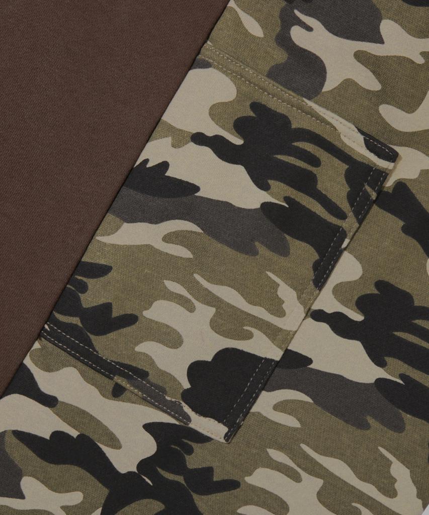 TRILLION Camo Carpenter Wide Sweatpants_Khaki