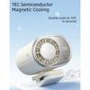 Ice Compress Cooling Mini Electric Fan 199 Speeds Adjustable Clip on Fan Gifts Cooling Fan  Desktop