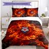 Fiorentina FC Printed 3PCS Bedding Set Breathable Duvet Cover with Pillowcases Decorative Bed Linen for Bedroom Home