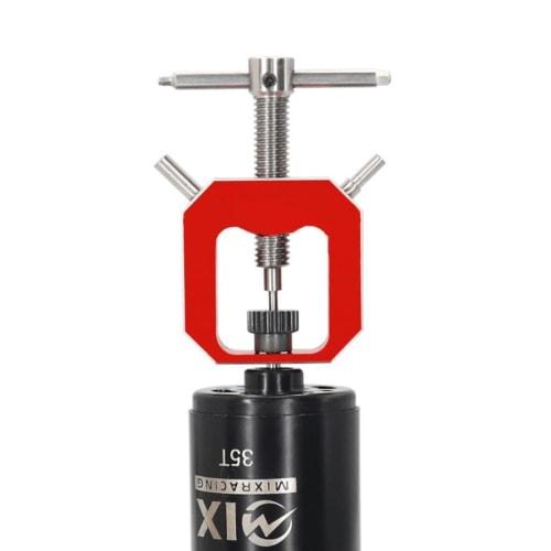 VGEBY1 RC Pinion Puller, Engine Gear Extractor, Durable and Portable Pinion Removal Tool for RC Vehicles, Motor Gear Remover, RC Parts Accessory (Red)