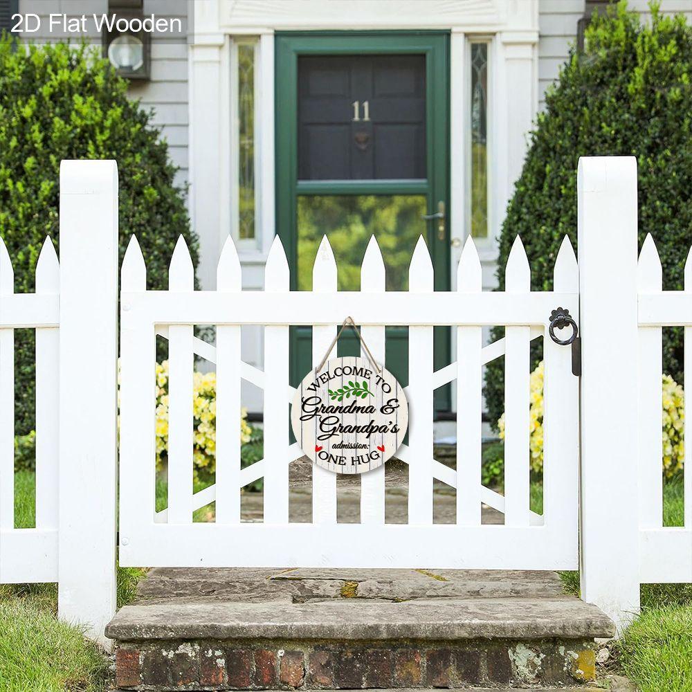 Płaskie dekoracyjne znaki 2D do zawieszenia, dekoracja ściany lub drzwi we wnętrzu, dekoracja ogrodu, ciekawe prezenty dla rodziny i przyjaciół