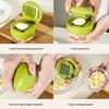 1pc Heavy Duty Garlic Press And Mincer - Manual Crusher And Chopper with Easy Clean Chopping Plate, Compact Handheld Design, Plastic And Garlic Clove