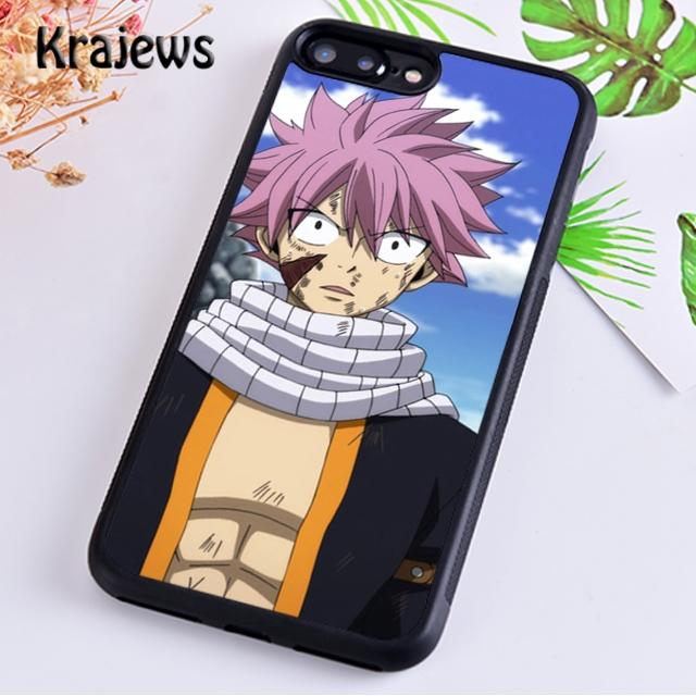 Kryt na telefon Anime Fairy Tail Natsu Dragneel pro iPhone 14 5s 6s 7 8 plus X XR XS 11 12 13 pro max Samsung S21 S22 ultra