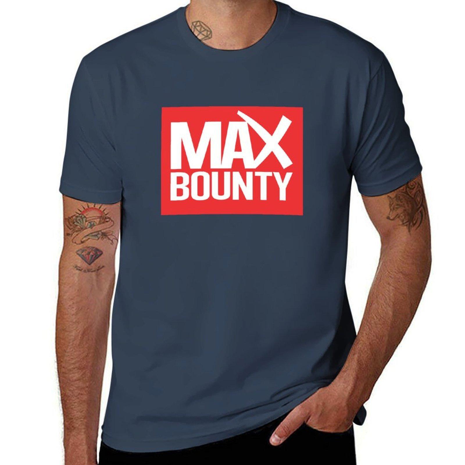 Maxbounty Logo (Red Logo On Black Shirt) Tshirt Quick Dry Outdoor Sports Tshirt S