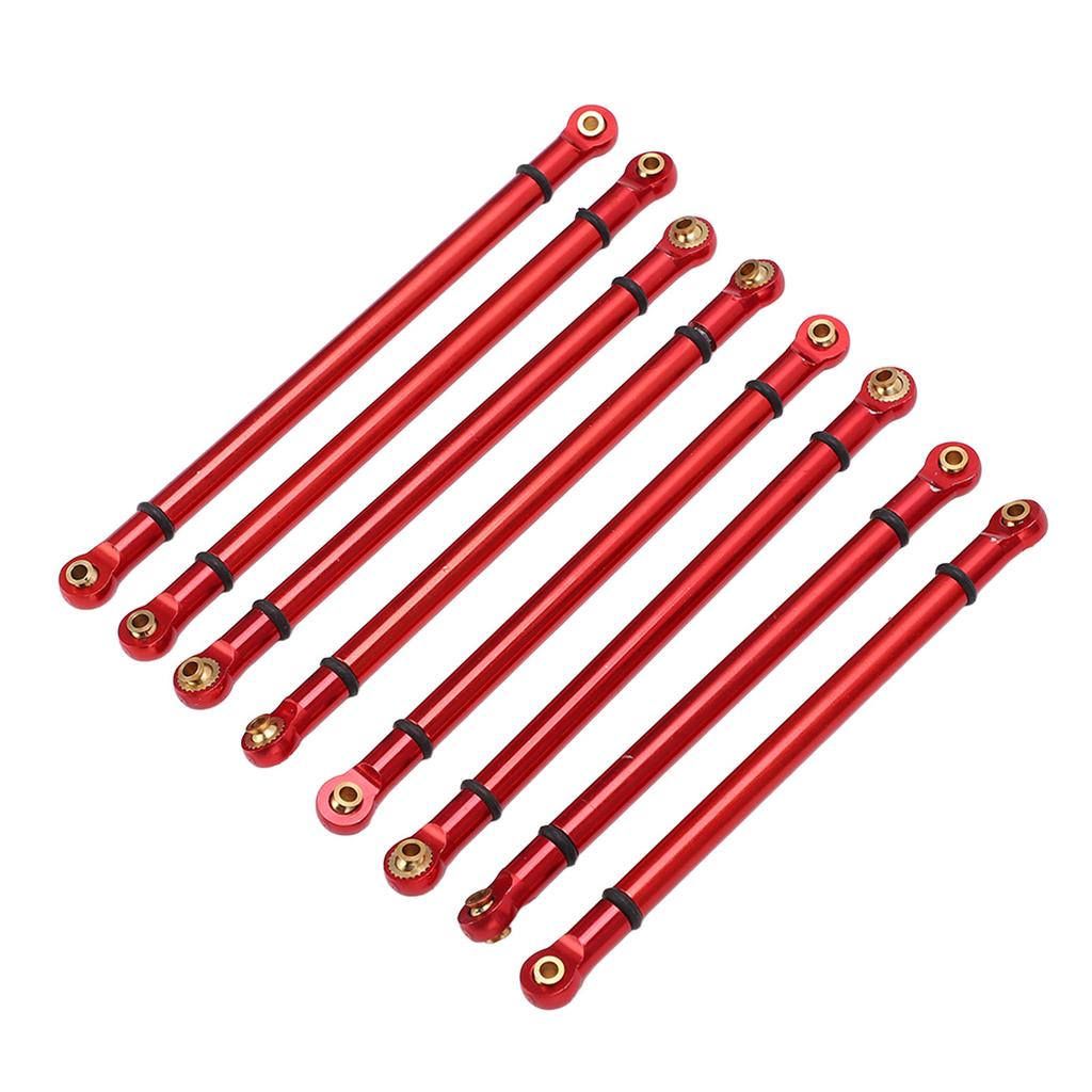8pcs M3 Aluminum Alloy Link Rod Linkage Set for   SCX10 RC Crawler Car Upgrade Parts