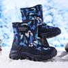Autumn/Winter High-Top Kids Winter Snow Boots Cotton Shoes Fluffy Wolf Teeth Non-slip Warm Girls Snow High Top Sports Shoes