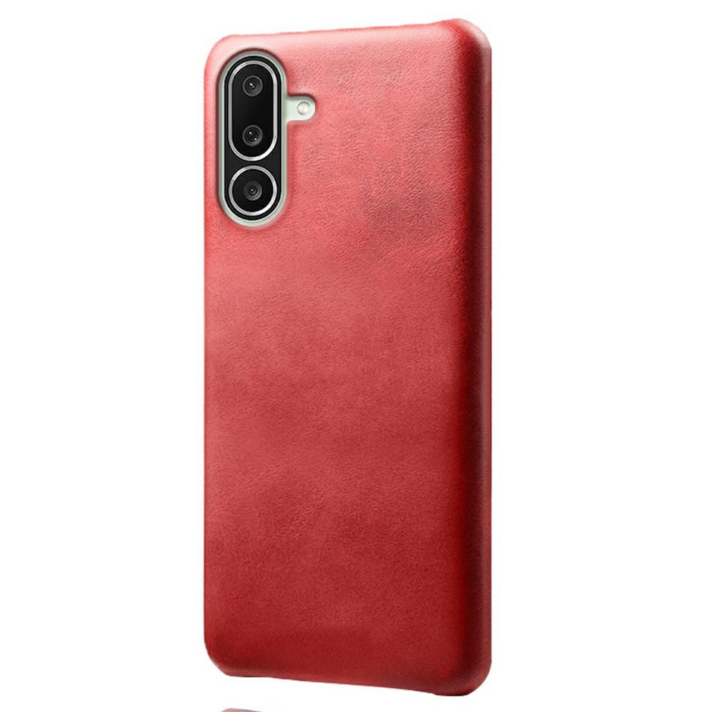 For Samsung Galaxy M56 5G Case Calf Texture PU Leather Hard PC Protective Phone Cover