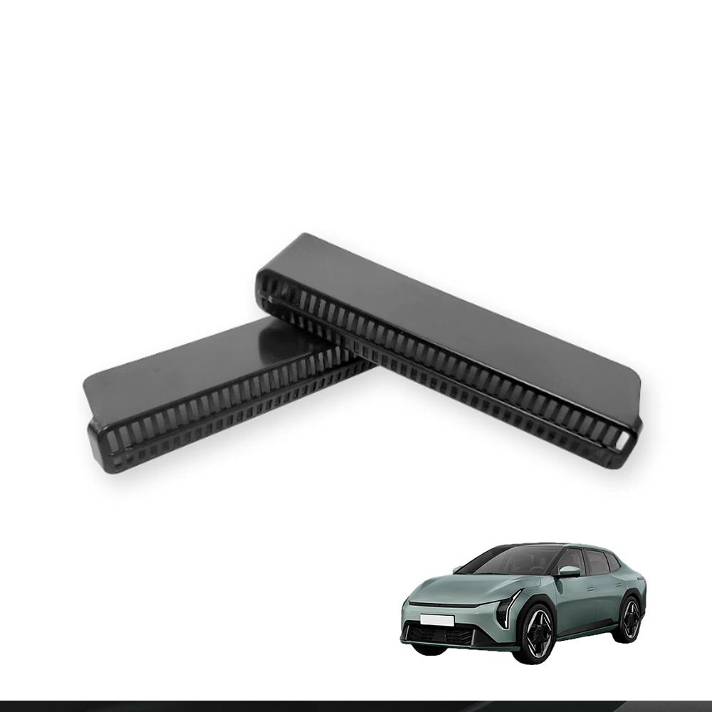 For Kia EV4 2025 2026 Under Seat Air Outlet Flow Vent Intake Grille Cover Interior Accessories LHD/RHD 2pcs For Black