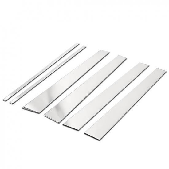 

Chrome Pillar Post Trim 6PCS Set Fit Lincoln Navigator 1997-2017 Door Window US