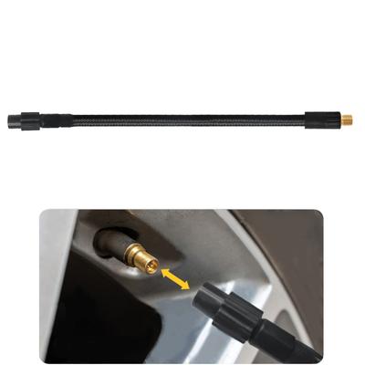 Aufblaspumpenschlauch, Adapter mit Verriegelung für Luftreifen, Luftschlauch, Aufblasbarer Schlauch, geflochtener Nylon-Aufblasschlauch