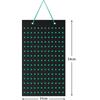 Shoes Charms Display Shoe Charms Organizer With 180 Holes Badge Storage Hanging Holder Shoe Decor Storage Bag Jewelry Display