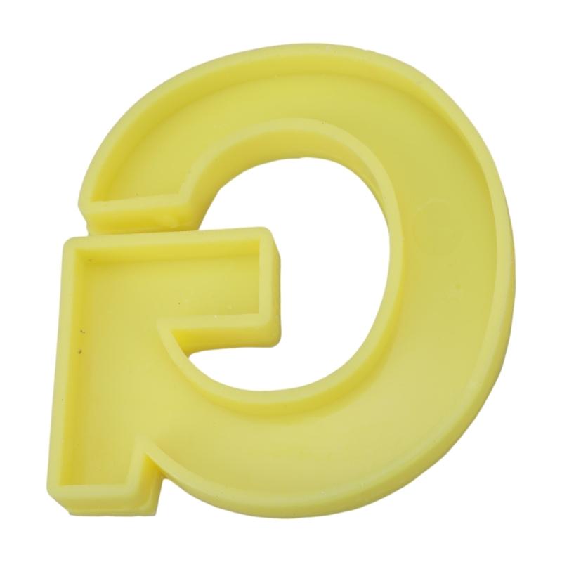 Handmade Tabletop Decoration Mold Large Alphabet Ornaments Epoxy Resin Mold A-Z Letters Home Decorations Silicone Mould