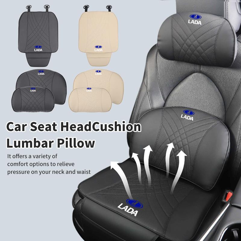 Car Seat Headrest Lumbar Support Neck Pillow Cushion Backrest For Lada Priora Sedan Sport Kalina Granta Vesta Niva Largus Vaz S