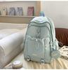Zaino semplice zaino versatile femminile ins giapponese borsa per studenti zaino per scuola media scuola superiore grande capacità campus zaino dolce