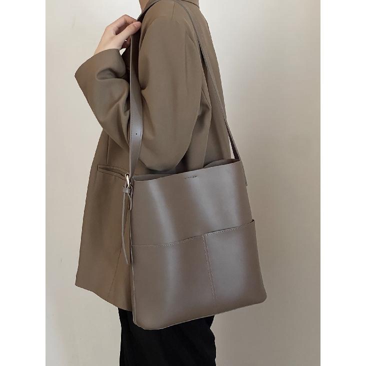 

Новая женская сумка Модный тренд Универсальная Высококачественная Дизайнерская Большая вместимость Наплечная сумка Кроссбоди Сумка-ведро хаки