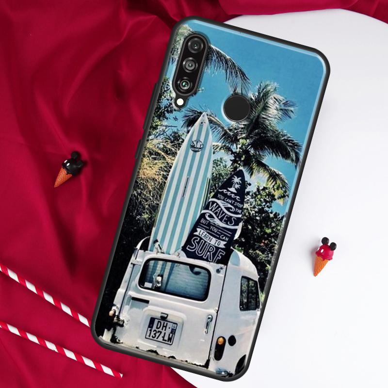 Surfing Wave For Huawei Nova 12i 11i 8i 12s 9 10 SE Y90 Y60 Y70 Y72 Y61 Y91 P20 P40 P30 Lite P60 Pro Case