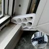 Heavy Duty Door Stopper Non-Slip Balcony Window Door Wedge Easy Install for Home Office Bathroom Kitchen