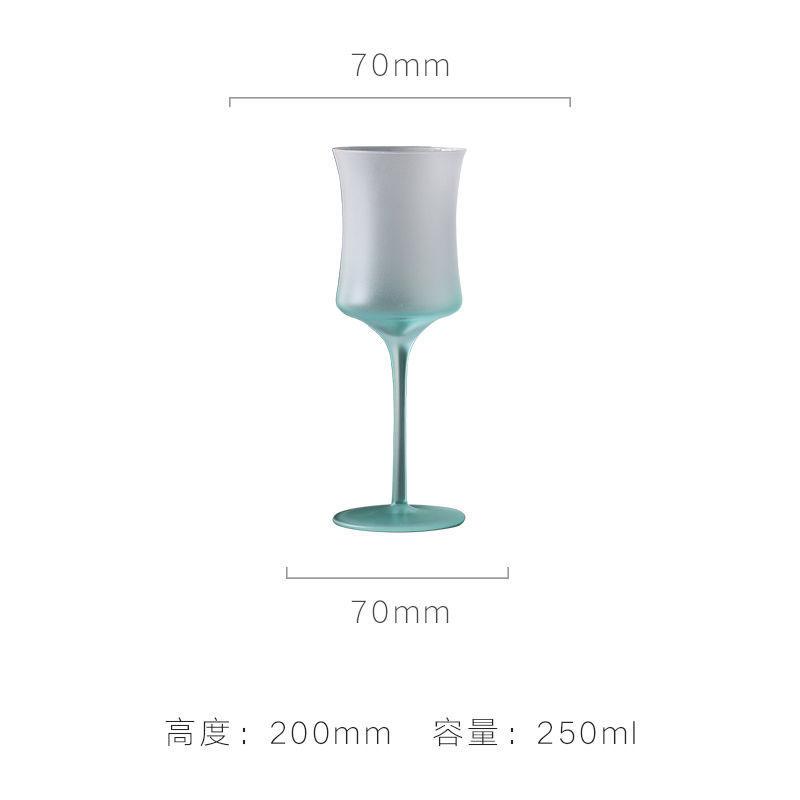 Candy Colored Crystal Glass Goblet KTV Dessert Cup Ice Cream Cup Milk Tea Cup Banquet Wine Glass Champagne Glass Cocktail Glass