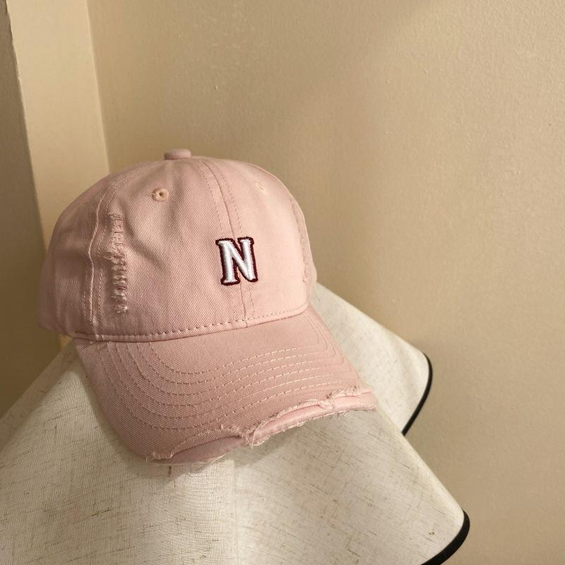 Letters Children's Baseball Cap Fashionable and Versatile Trendy Children Simple Boys and Girls Embroidered Breasted Baseball Cap