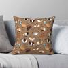 Guinea Pig Daily To-Do List Square Pillowcase Polyester Linen Velvet Pattern Zip Decorative Home Cushion Cover