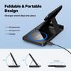 Three-in-One Ultra-thin Folding Wireless Charger Desk Stand - 22W Magnetic Fast Charging