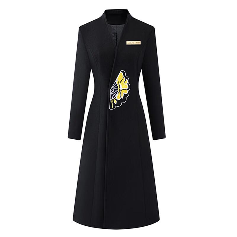 Trolomann Chinese Style Wool Blend Uniform Coat