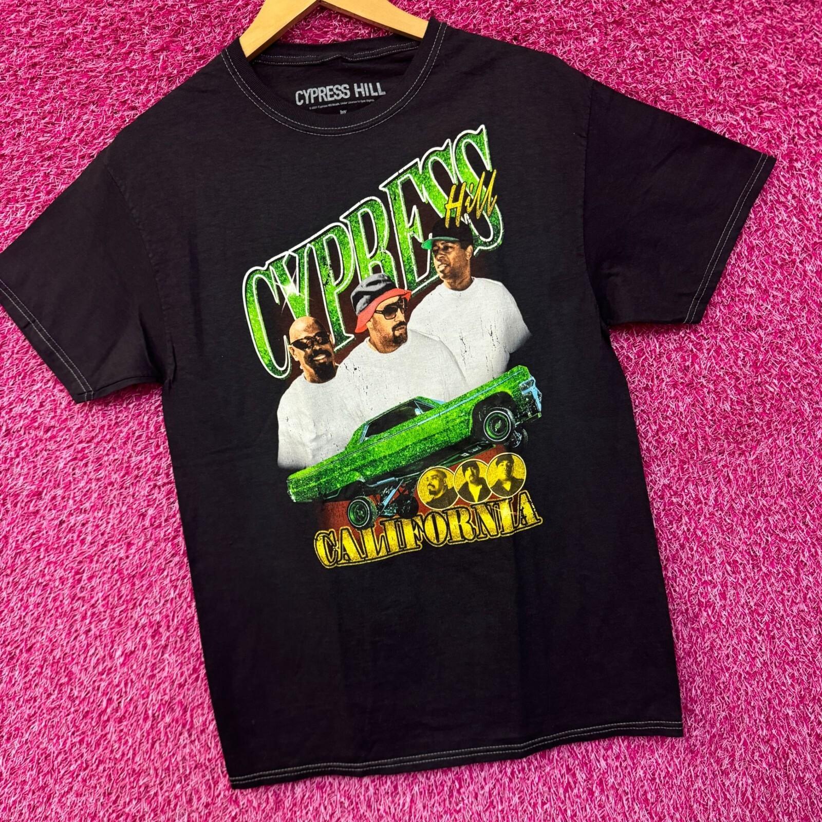 Cypress Hill Emerald Low Rider California Rap Trio Tee SM S