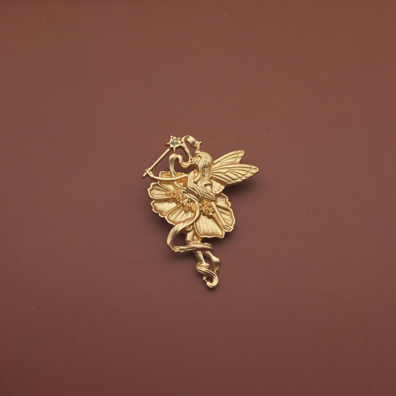 

Новая креативная женская брошь Palace Vintage Gold Sun Relief Pin Classic Design Baroque