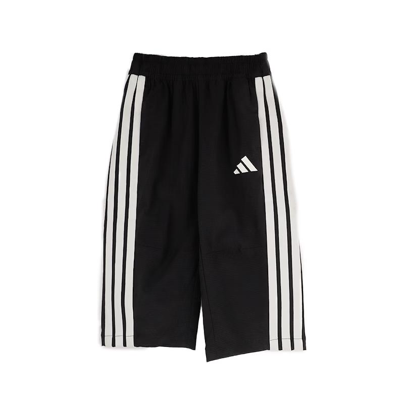 

Adidas Youth 3-Stripes Quick-Dry Capri Pants 128