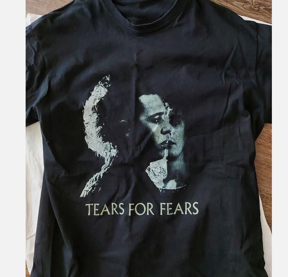Tears for Fears Gift For Fans Black T-Shirt Cotton Full Size Unisex T-Shirt S
