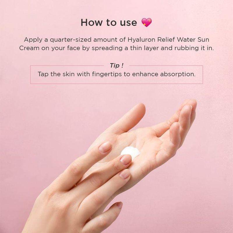 Hanskin - Real Complexion Hyaluron Relief Water Sun Cream