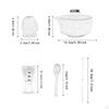 5 Pieces Matcha Whisk Set Bowl with Spout Handmade Tea Ceremony Traditional Gift for