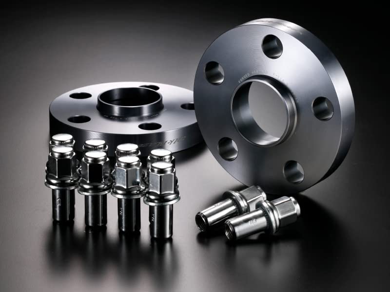 SilkBlaze 22mm Wide Tread Spacers for Toyota Genuine Aluminum 60mm Hub with 10 Long Nuts Wheels, 114.3mm, 5-Hole, Diameter, (SW1145152260SLN)