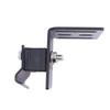 Roof Rack Mounting Fastener Set with Multiple Elongated Slots and Black Finish for Roof Rack Hardware Replacement and Installation Planning