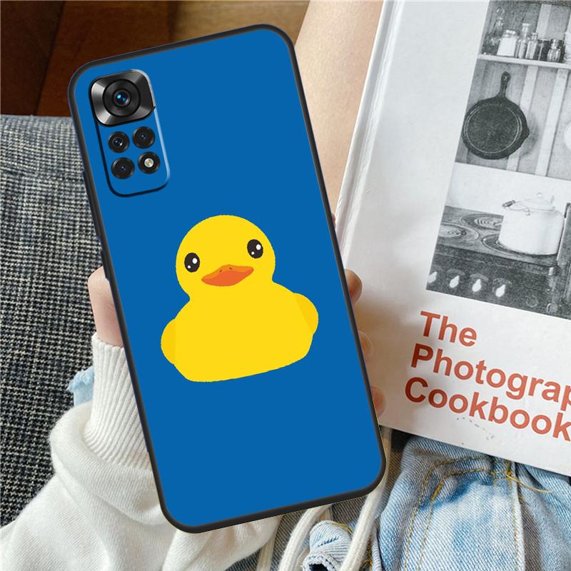 Cartoon Duck Knife Case For Xiaomi Redmi Note 11 8 9 10 12 Pro 12S 11S 10S 9S Redmi 12 9C 10C 12C 13C Cover