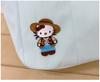 Versatile Women's Canvas Tote Bag with Cartoon Embroidery – Large Capacity, Multi-functional Shoulder Bag