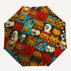 1pc Pumpkin, Skull Themed High-quality Umbrella,Automatic Opening and Closing Umbrella,Multi-functional Umbrella G0811399