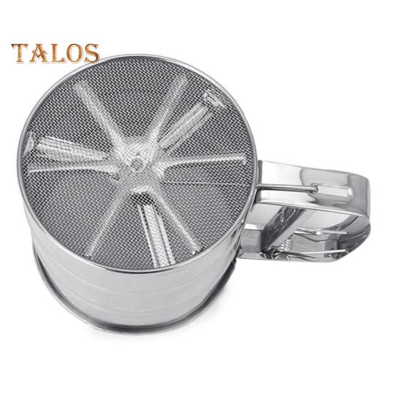 Stainless Steel Powder Flour Sieve Cup Mesh Strainer Baking Kitchen Gadget Tool Live City Fashion Home Decor