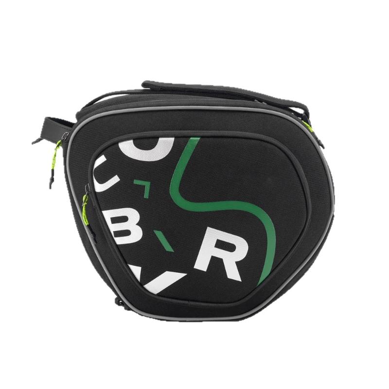 

Sturdy Construction Motorcycle Storage Bag with 12L Capacity Double Closure Opening Accommodating Helmets and Ergonomic Design for Unobstructed Leg 1
