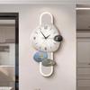 Creative Living Room Wall Clock Background Wall Decoration Clock Mural Minimalist Design Mute Hanging Painting Wall Watch