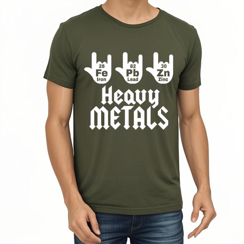men brand tshirt Daily Wear summer For him t shirt Heavy Metals Hand Signs Elements Short Sleeve New Arrived O Neck Tee shirt
