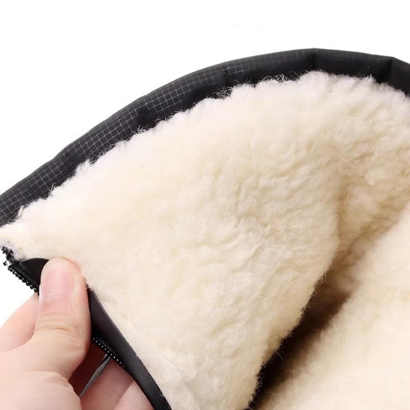 Winter Snow Boots Women's Velvet Thick Soled Warm Shoes Outdoor Waterproof Non Slip Mid Tube Boot