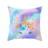 40/45/50cm Cartoon Purple Unicorn Series Cushion Cover for Sofa Girls Kids Bedroom Pillowcase Home Decorative Pillow Cover