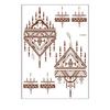 Arm Hand Semi-permanent Henna Tattoo Stickers Body Art Sticker Temporary Tattoo Indian Lace Tattoo