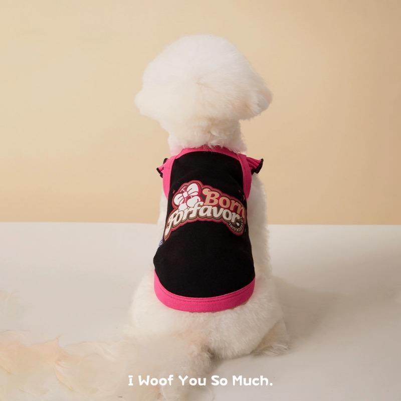 

Милый Крутой Барби Ветер Летящие Рукава Собака Жилет на Подтяжках Весна Лето Нишевый Милашка Знойная Мальтийская Йоркширский терьер XL chest 50 back 40 about 10-6.5 kg